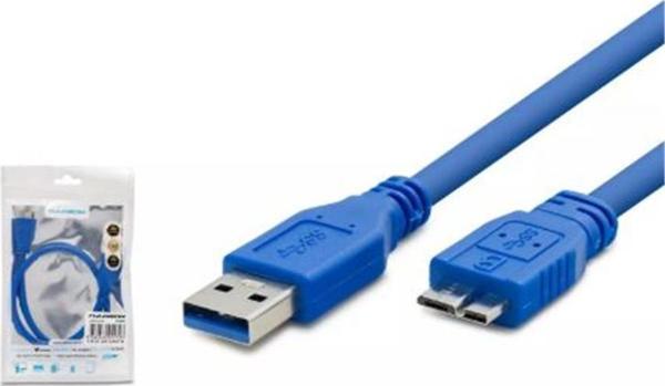 Hadron Hdx7517 Usb3.0 To Note4 Harddisk Kablosu 1.5M Mavi - Image 1