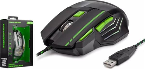 Hadron Hd-G30 7 Buttons RGB 3600 DPI Usb Oyuncu Mouse (1,44cm Kablo Uzunluğu) - Image 1