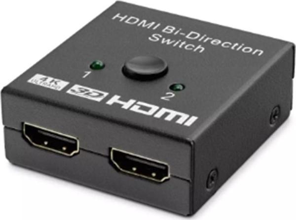 Hadron Hdx1296 2 Port Hdmi Switch 2Giriş 1Çıkış Bi-Direction 4K Ultra HD ve 3D HDMI 1.4 - 2.0 uyumlu - Image 1