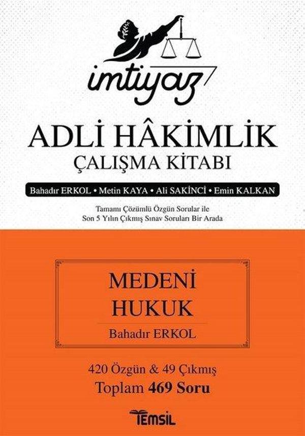 İmtiyaz Adli Hakimlik Çalışma Kitabı Medeni Hukuk - Temsil Kitap - Image 1