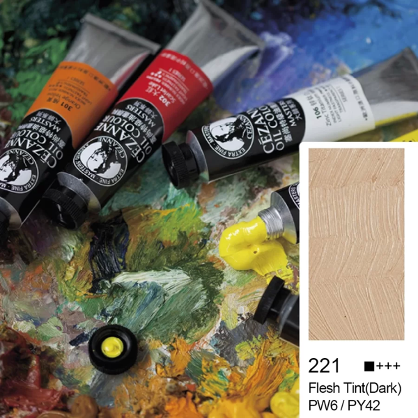 Bigpoint Cezanne Extra Fine Yağlı Boya 45 ml Flesh Tint Dark 221 - Image 1