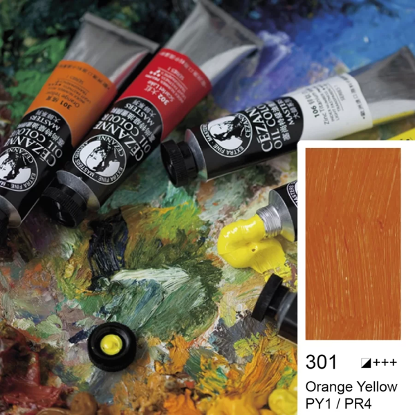 Bigpoint Cezanne Extra Fine Yağlı Boya 45 ml Orange Yellow 301 - Image 1
