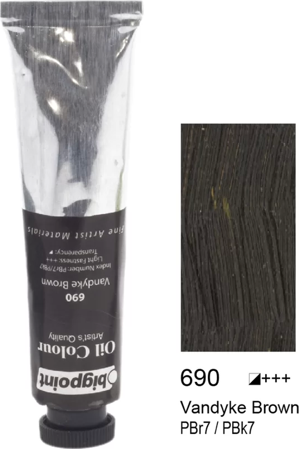 Bigpoint Yağlı Boya 45 ml Vandyke Brown 690 - Image 1