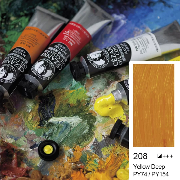 Bigpoint Cezanne Extra Fine Yağlı Boya 45 ml Yellow Deep 208 - Image 1