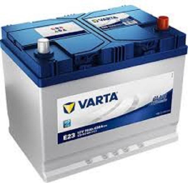 Varta E23 12V 70 Ah Japon Tip Akü - Image 1