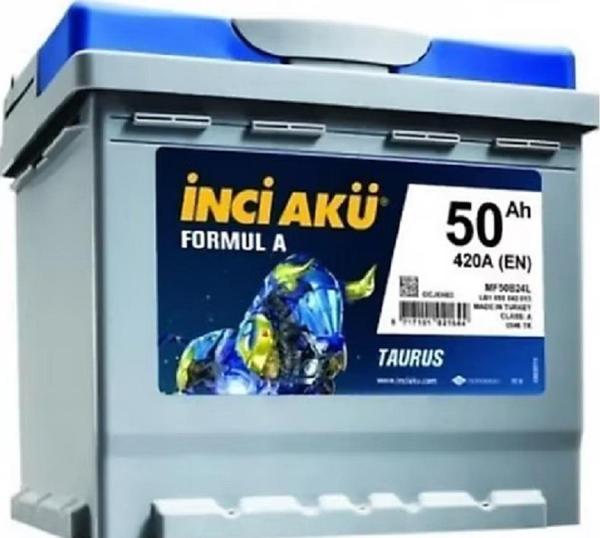 İnci 12V 50 Ah Amper Akü - Image 1
