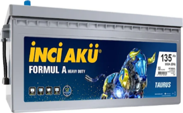 İnci 12V 135 Ah Amper Akü - Image 1