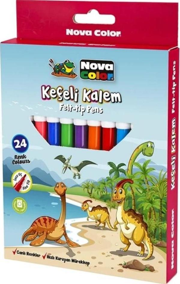 Keçeli Kalem Felt-tip Pens- 24 Lü  - Image 1