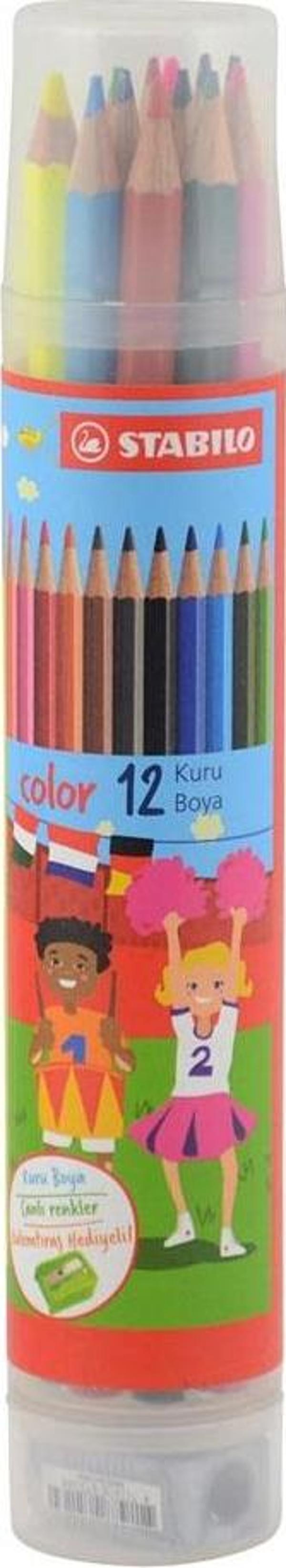 STABILO color Kuru Boya 12 Renk BL-1212/77-PT - Image 1