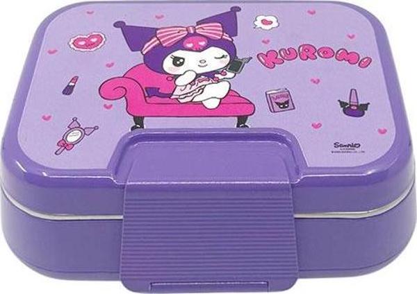 Kuromi 1030 Ml Çelik 2 Bölmeli Beslenme Kutusu 3470 - Image 1