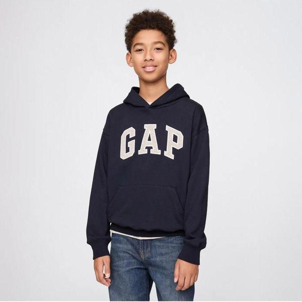 Gap V-Bas Relaxed Fit Çocuk Lacivert Sweatshirt - Image 1