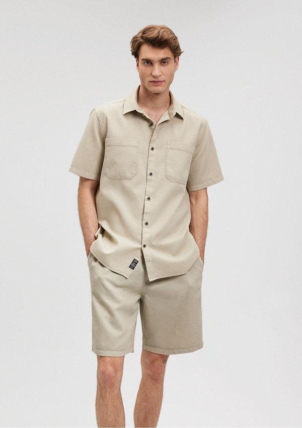 Mavi Kahverengi Gömlek Regular Fit / Normal Kesim 0210839-70322 - Image 1