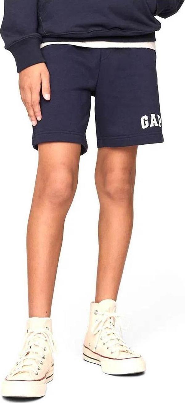 Gap V-Frch Ft Logo Lacivert Erkek Çocuk Şort 890929006 - Image 1