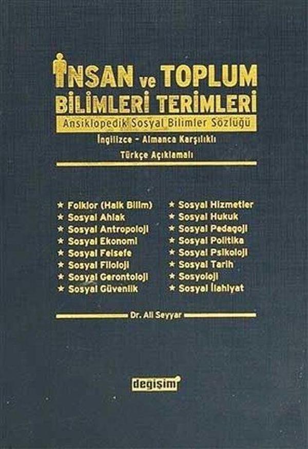 İnsan ve Toplum Bilimleri Terimleri - Değişim Yayınları - Image 1