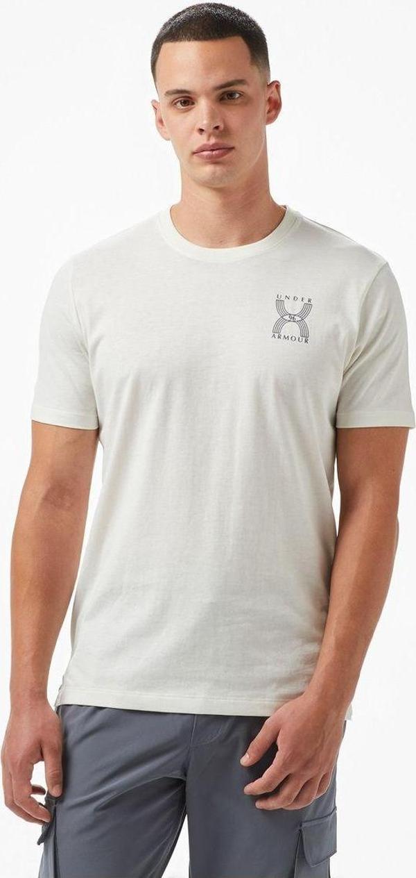 Under Armour Run 96 Beyaz Erkek T-Shirt - Image 1