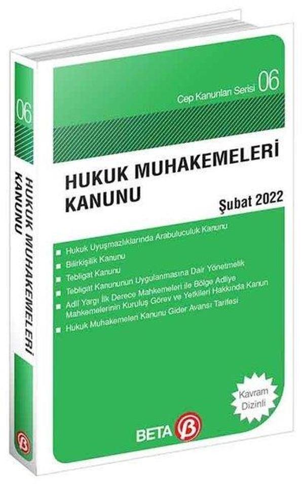 Hukuk Muhakemeleri Kanunu 2022 - Beta Yayınları - Image 1