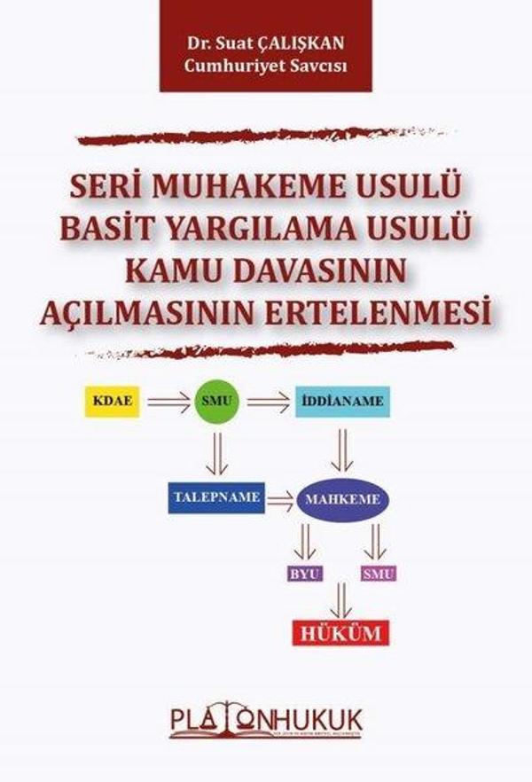 Seri Muhakeme Usulü Basit Yargılama Usulü Kamu Davasının Açılmasının Ertelenmesi - Platon Hukuk Yayınevi - Image 1