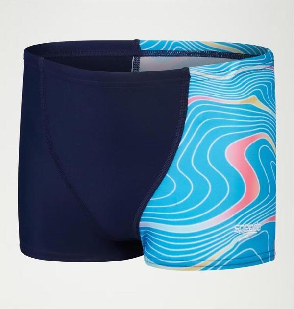 Speedo Digital Allover V-Cut Aquashort Erkek Çocuk Mayo - Image 1