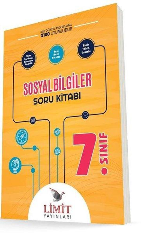 7.Sınıf Sosyal Bilgiler Soru Kitabı - Limit Yayınları - Image 1