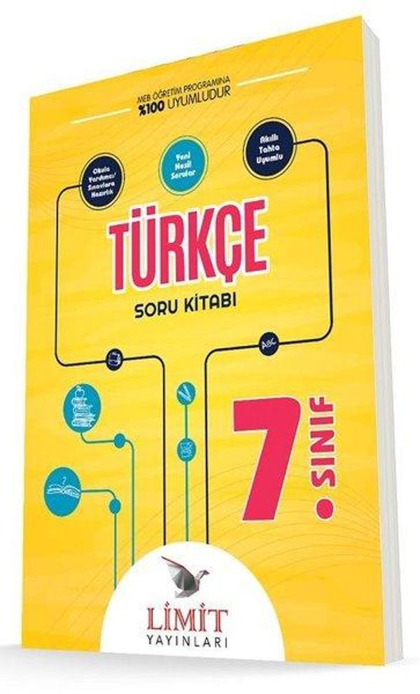 7.Sınıf Türkçe Soru Kitabı - Limit Yayınları - Image 1