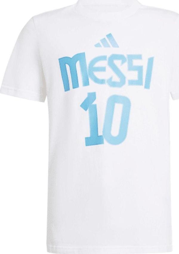 Adidas Messi Name And Number Graphic Tee Kids - Image 1