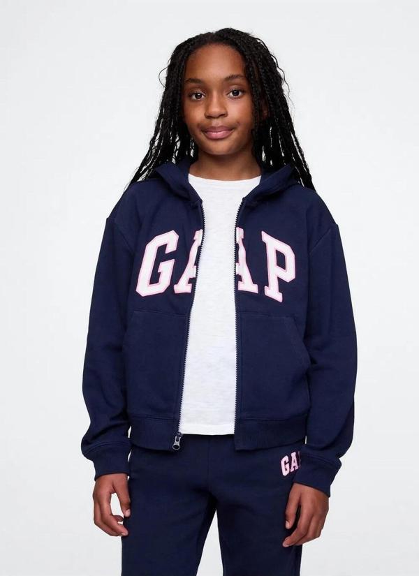 Gap 746744002 V-Frch Ft Logo Fz Kız Çocuk Eşofman Üstü - Image 1