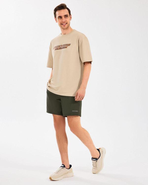 Skechers M Micro 7 Inch Short Erkek Yeşil Şort S2510195-308 - Image 1