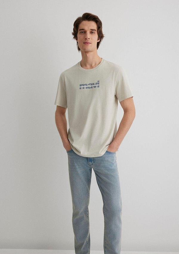 Mavi Logo Baskılı Gri Tişört Regular Fit / Normal Kesim 0610943-70144 - Image 1