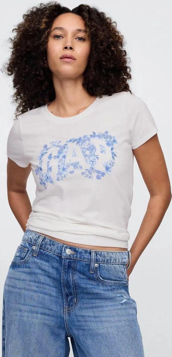 Gap V-Ss Logo Classic Kadın Tişört - Image 1