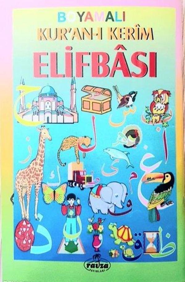 Boyamalı Kur'an-ı Kerim Elifbası - Ravza Yayınları - Image 1