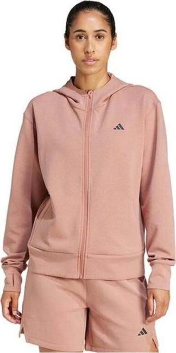 Adidas Jn7177-K D4T Fz Hoodıe Kadın Ceket Pembe - Image 1