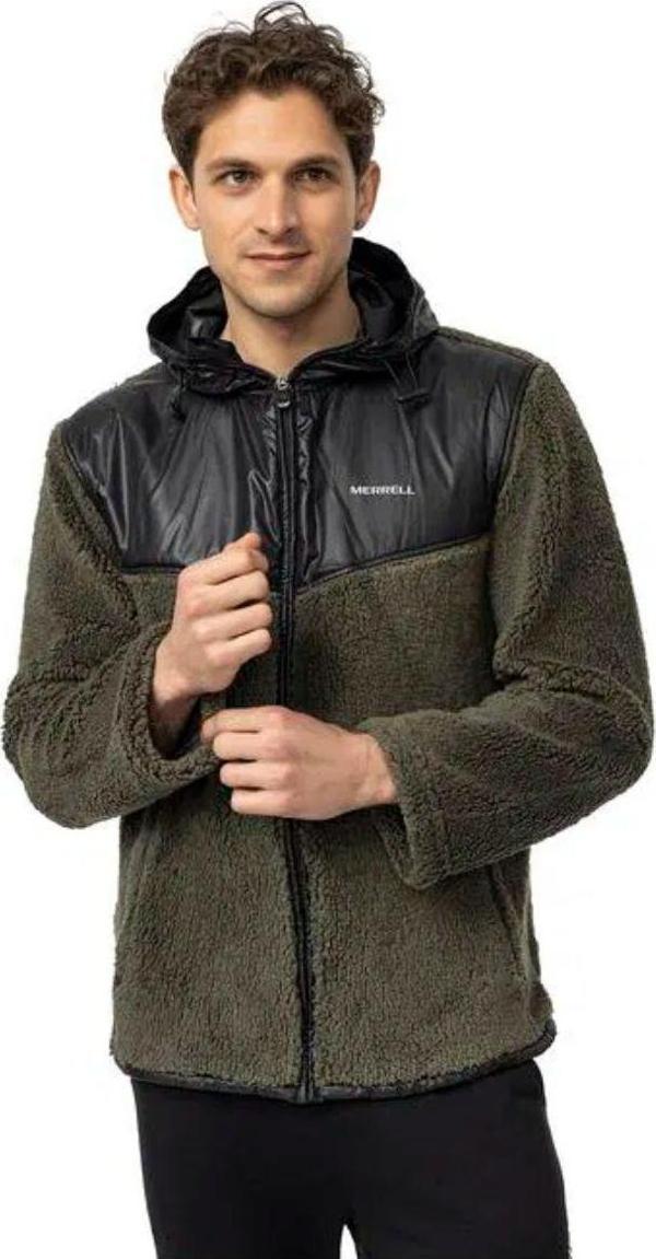 Merrell M25Jobm Dusty Olıve Erkek Polar Ceket Haki Yeşil - Image 1