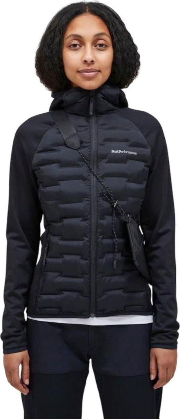 Peak Performance Argon Hybrid Hood Kadın Siyah Outdoor Ceketi - Image 1