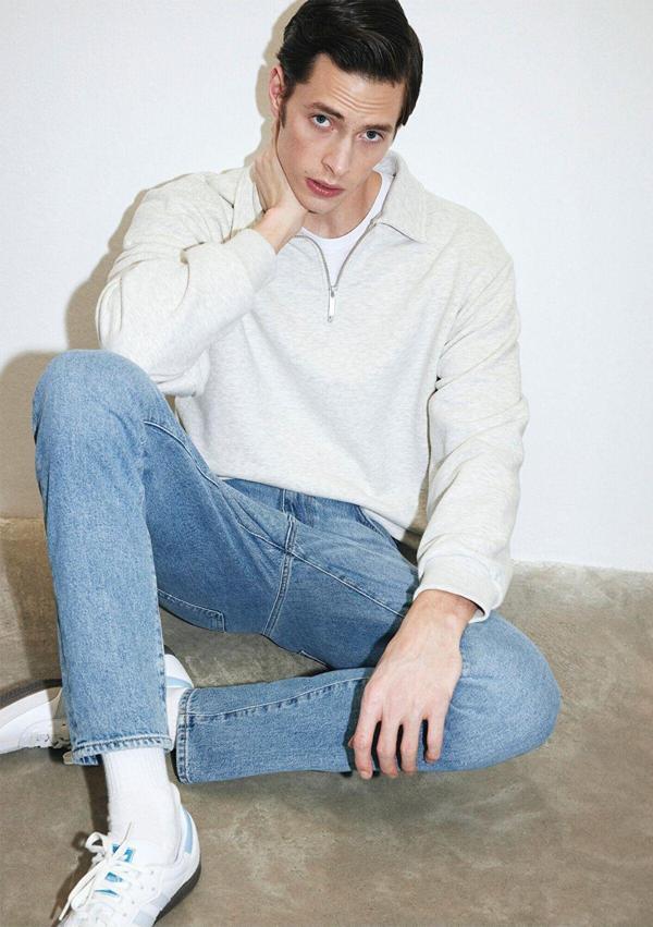 Mavi Milan Premium Blue Puslu Açık Jean Pantolon 0081083030 - Image 1