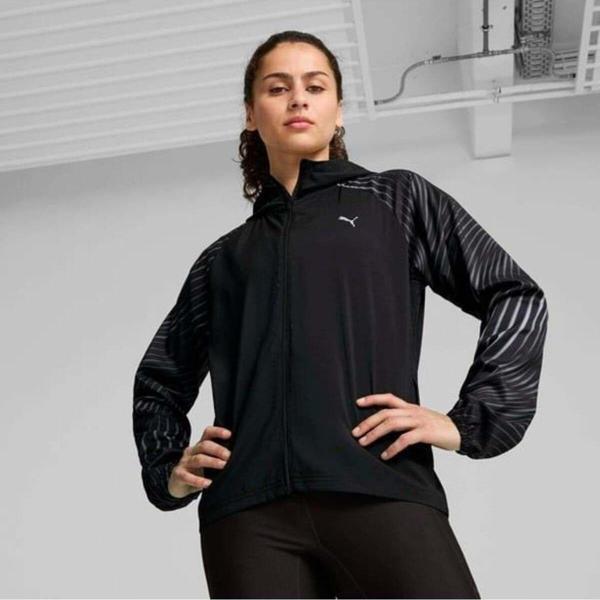 Puma Run Favorıte Aop Kadın Ceket Siyah - 52403582 - Image 1