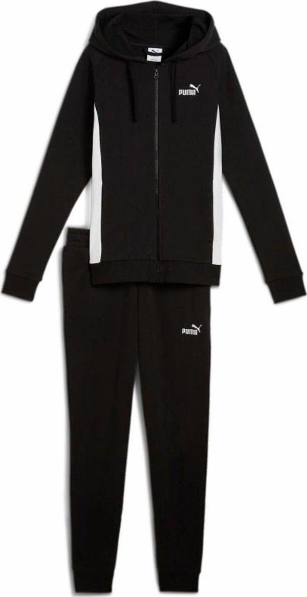 Puma Kadin Siyah Hooded Sweat Suit Eşofman 68507701-Siyah - Image 1