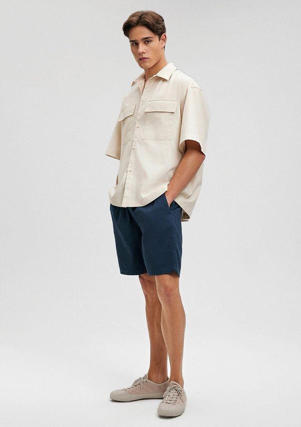 Mavi Tencel Tm Lyocell Lacivert Şort 0410010-81802 - Image 1