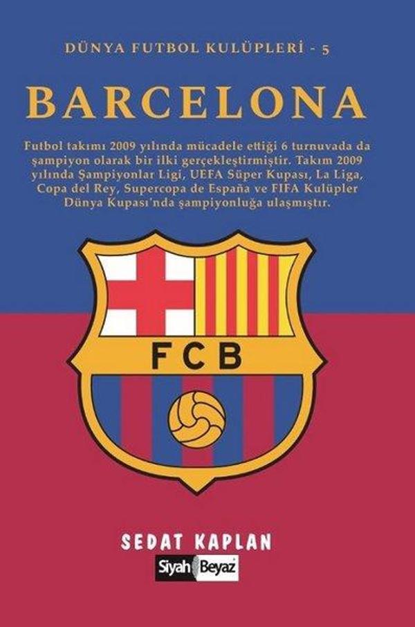 Barcelona - Dünya Futbol Kulüpleri 5 - Siyah Beyaz - Image 1