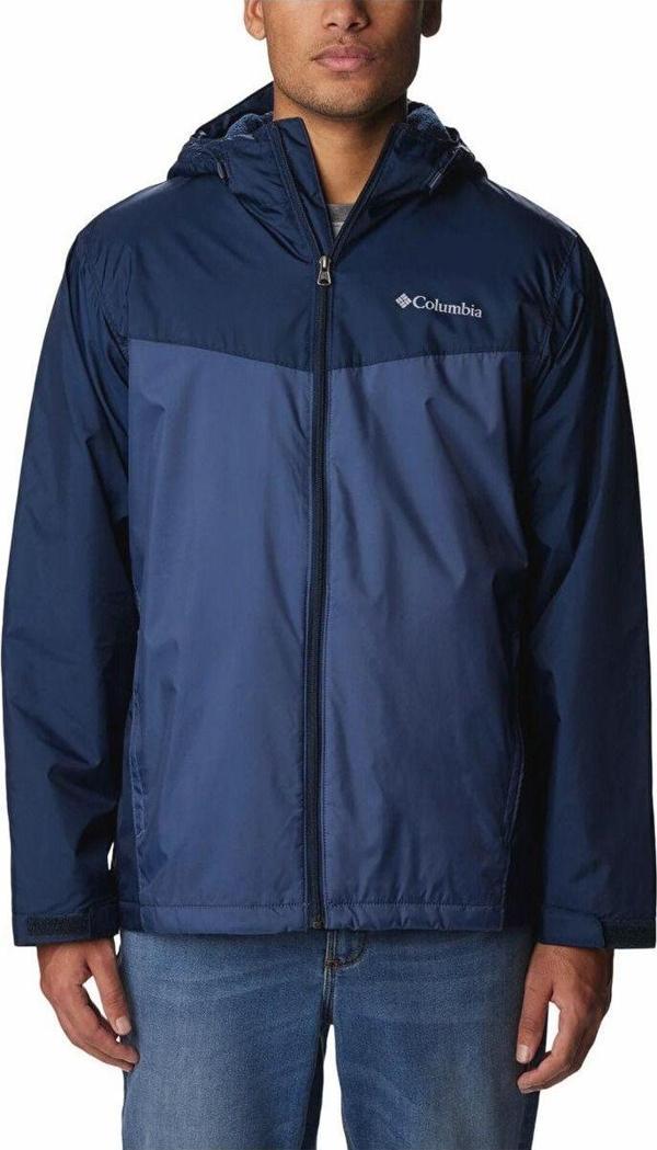 Columbia Glennaker Sherpa Lined Erkek Lacivert Kapüşonlu Ceket - Image 1