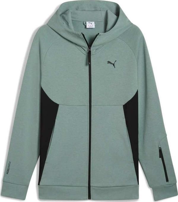 Puma Pumatech Erkek Tam Fermuarlı Kapüşonlu Ceket - Image 1
