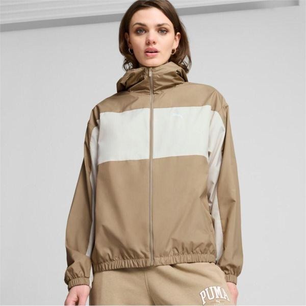Puma Mesh Lined Rüzgarlık Bej 62747467 Kadın - Image 1