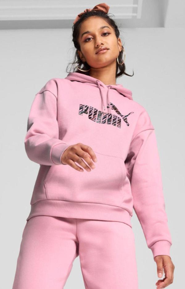 Puma Ess Animal Kadın Pembe Kapüşonlu Hoodie 68149248 - Image 1