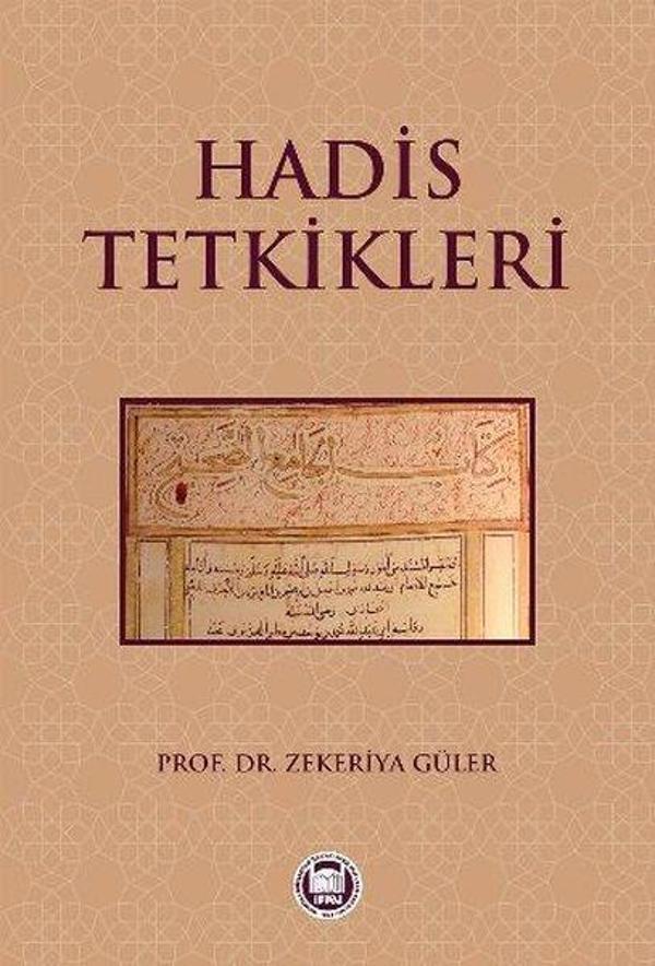 Hadis Tetkikleri - M. Ü. İlahiyat Fakültesi Vakfı Yayı - Image 1