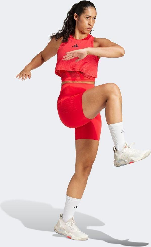 Adidas Cool Intensity Biker Kadın Kırmızı Şort - Image 1