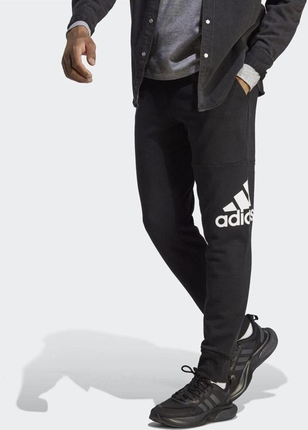 Adidas Essentials French Terry Tapered Cuff Logo Eşofman Altı - Image 1