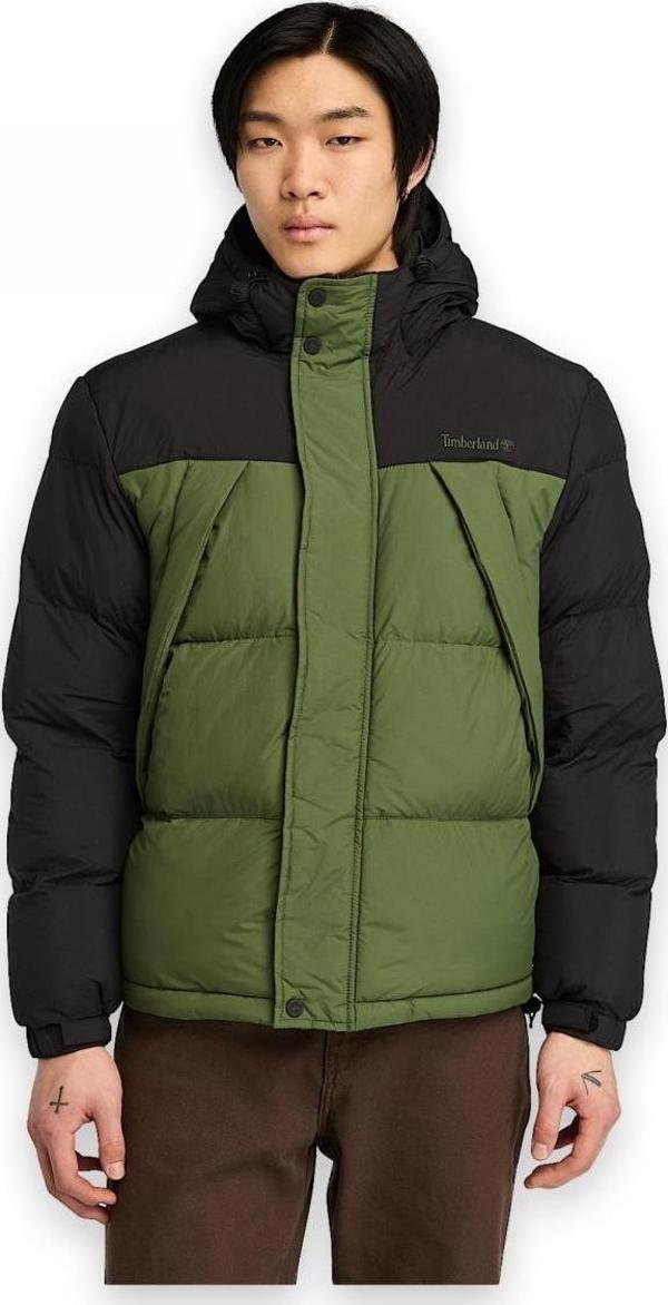 Timberland Tb0A6267 Durable Water Repellent Puffer Jacket Haki Erkek Mont - Image 1
