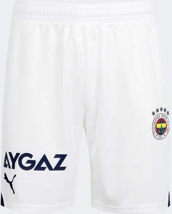Fenerbahçe 2023/2024 Yeni Sezon Beyaz Şort Jr - Image 1