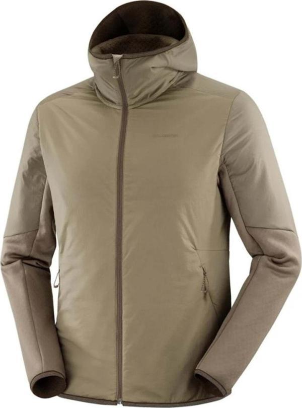 Salomon Outlıne Hybrıd Warm Hd Primaloft® Thermoplume Yalıtımı Erkek Mont Kahverengi - Image 1