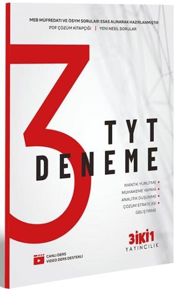 LGS 3 Adet Deneme Sınavı 1. Dönem - 321 Yayıncılık - Image 1