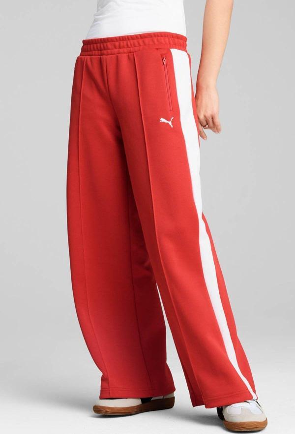 Puma T7 Low Rise Relaxed Track Kırmızı Kadın Eşofman Altı - Image 1